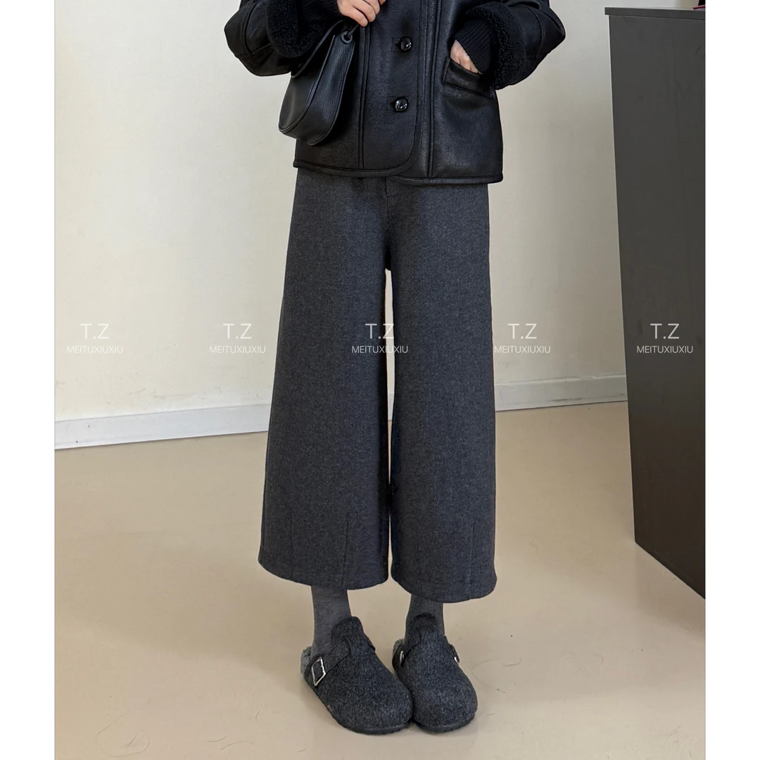 【婷子定制】~150小个子版胖胖八分裤B1001(呢料会起球)