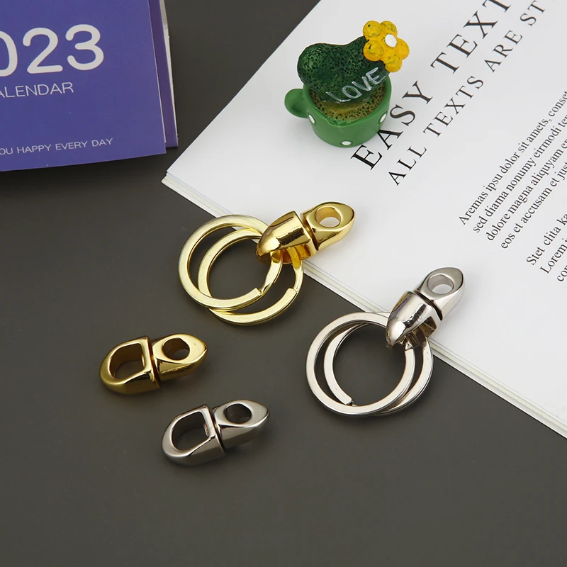 金属8字环连接器万向节360度旋转钥匙圈配件钥匙扣挂件车用钥匙环