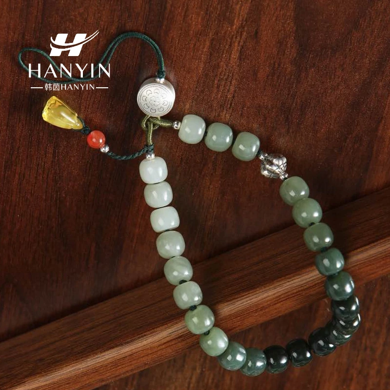 吊坠足银仿水晶 重工渐变田田时尚气质复古新中式吊坠手机挂件