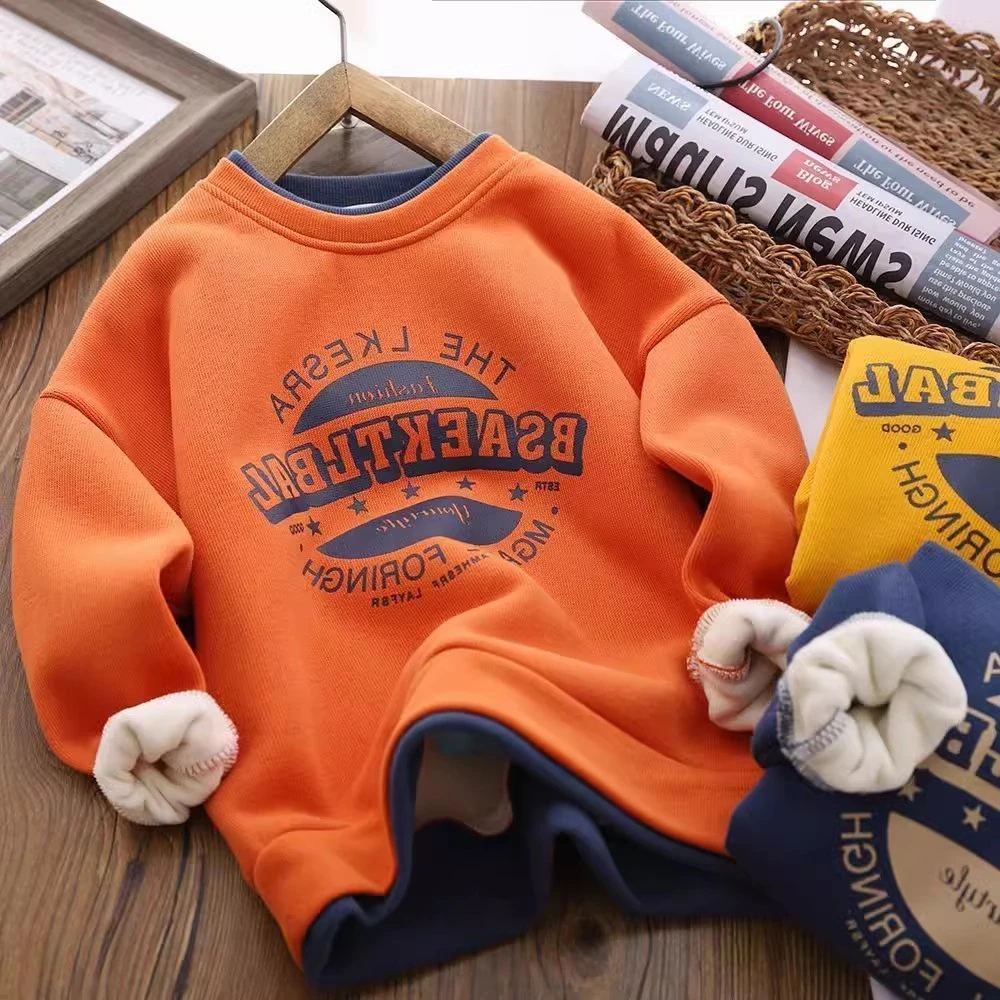 儿童卫衣中大童加厚直播间看款303