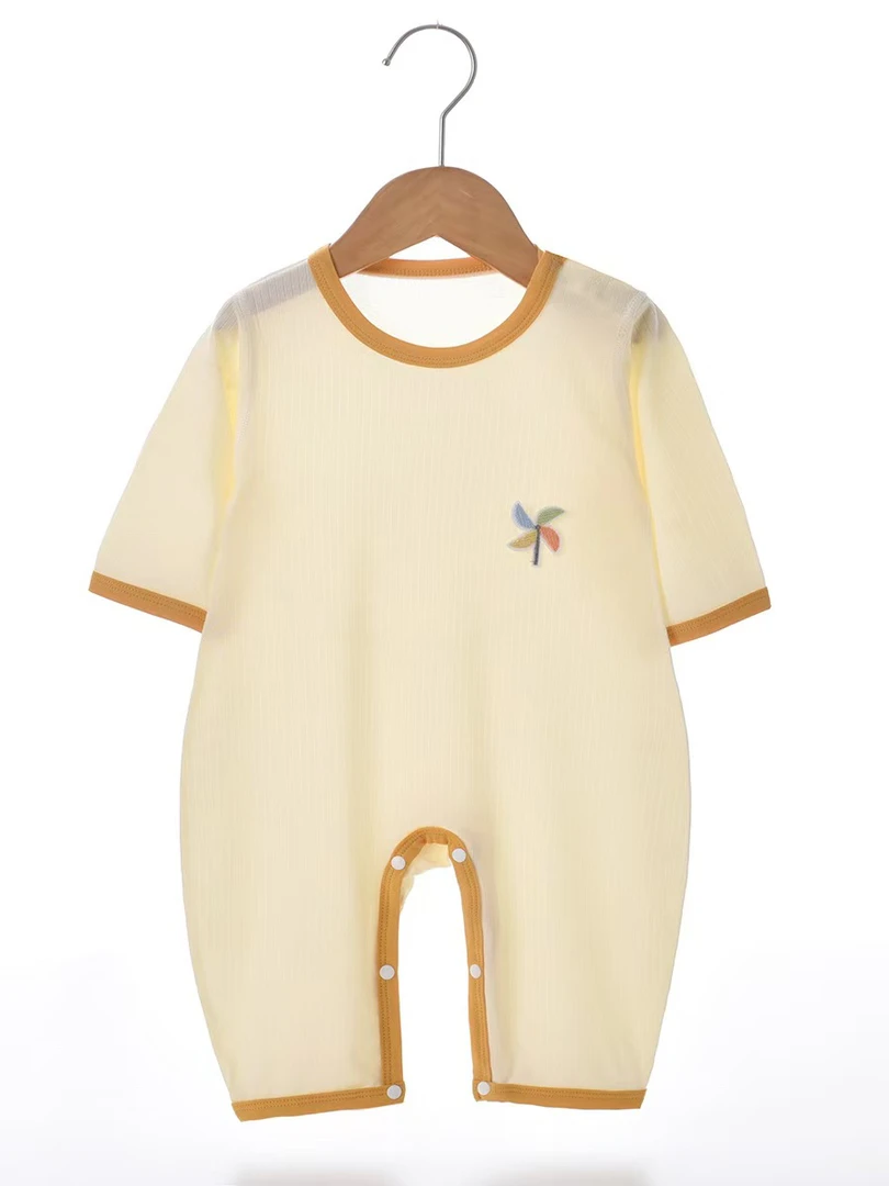 长袖A类哈衣连身衣薄款婴儿新生儿新生婴衣服宝宝睡衣新生儿衣服