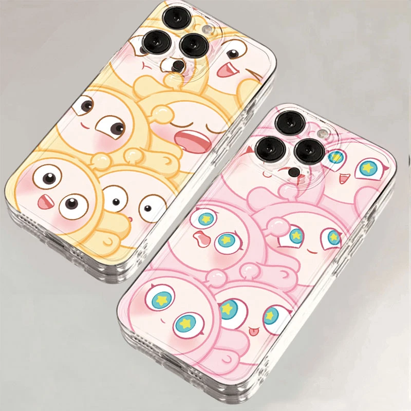 治愈蛋仔适用于苹果iPhone15/16promax华为手机壳软壳趣味x防摔xr