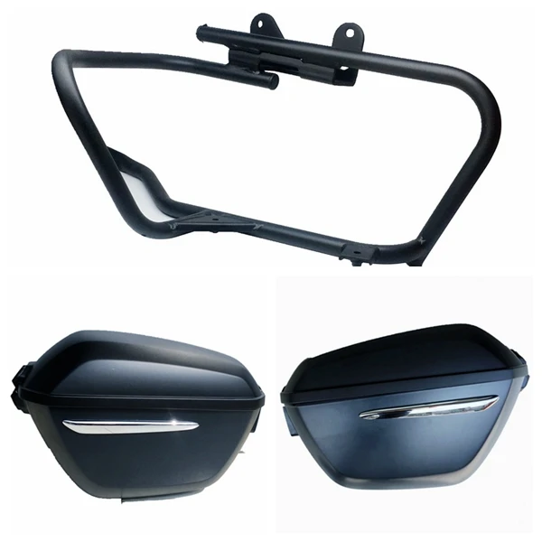 适用豪爵TR300plus原厂配件左右边架边箱支架摩托车侧边包