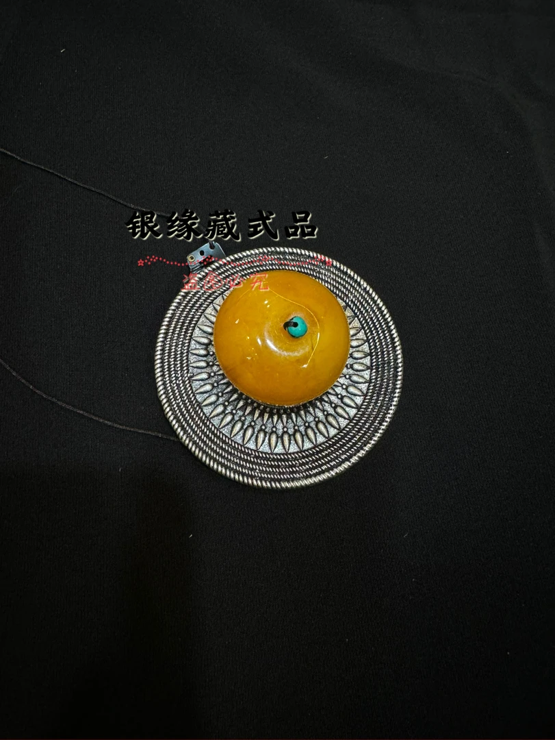 银缘藏式藏式女士头饰头绳藏式头花复古民族特色不掉色高颜值头饰