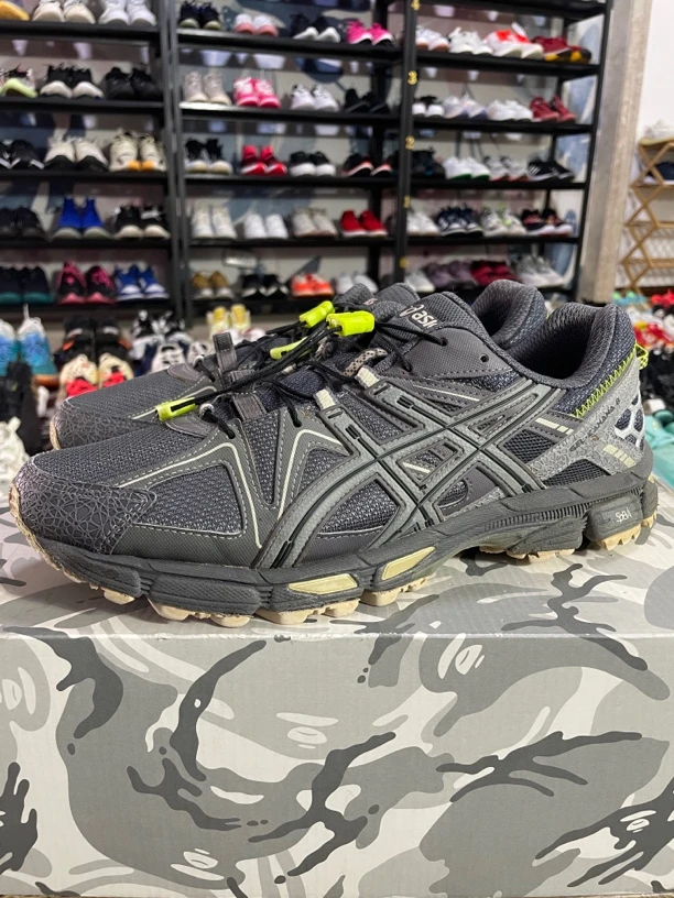 44.5码282/Asics Gel-Kahana 8 缓震跑鞋 深灰/公价649