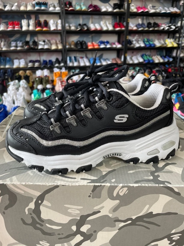 36码230/Skechers斯凯奇 D'Lites 1.0 厚底增高 老爹鞋/公价272