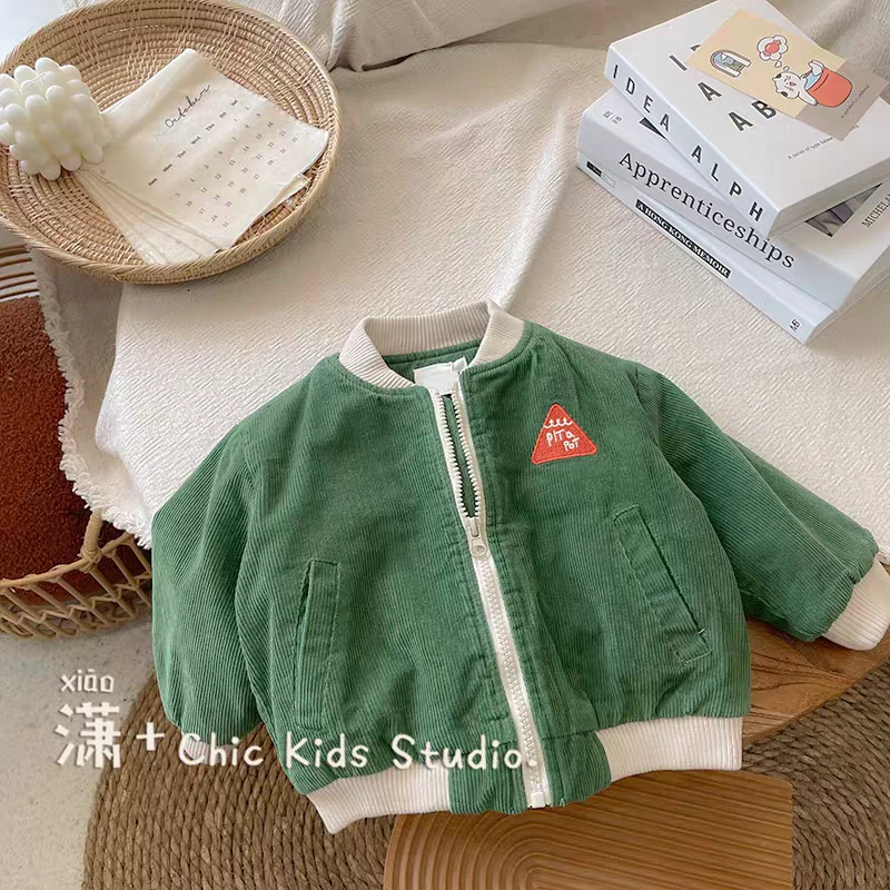 儿童秋冬可爱卡通夹棉棉服外套（实物以直播间讲解为准）