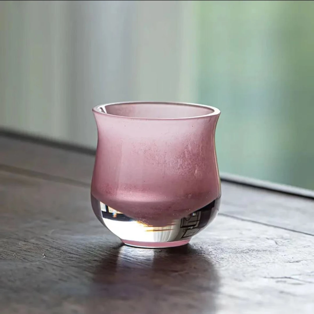 流影 玫瑰红-收腰水晶主人杯