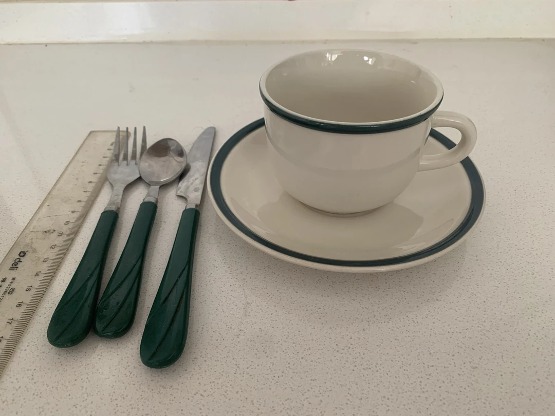 绿边出口茶咖杯具