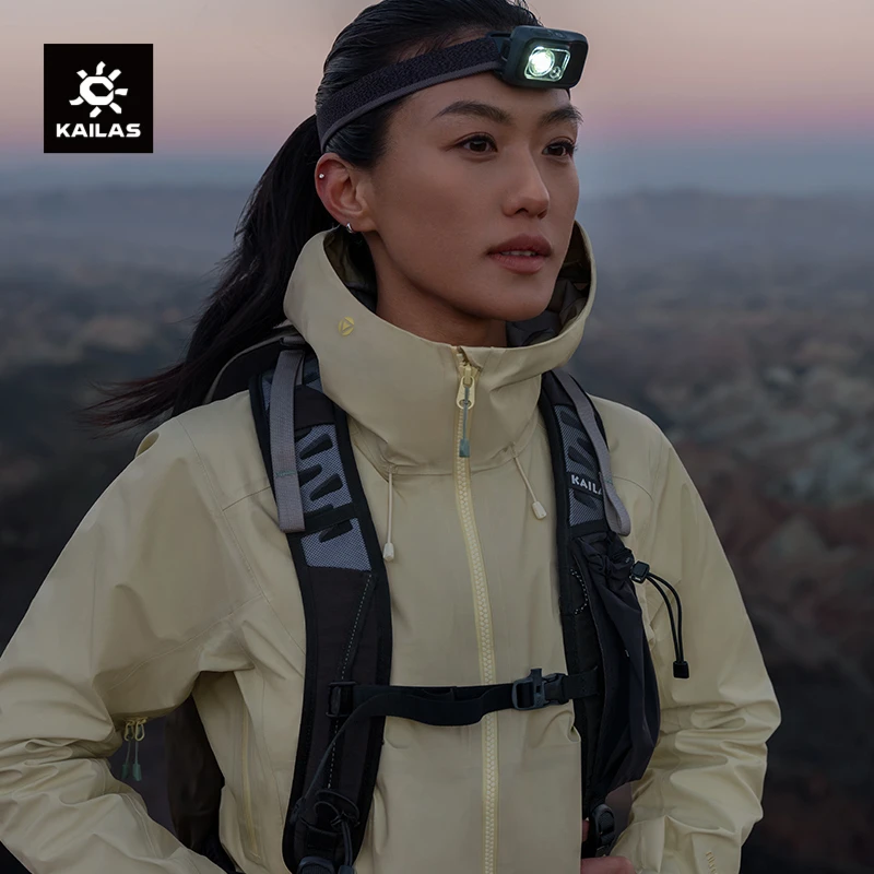 KAILAS凯乐石博格达LT冲锋衣轻量防水防风户外徒步登山服外套女款