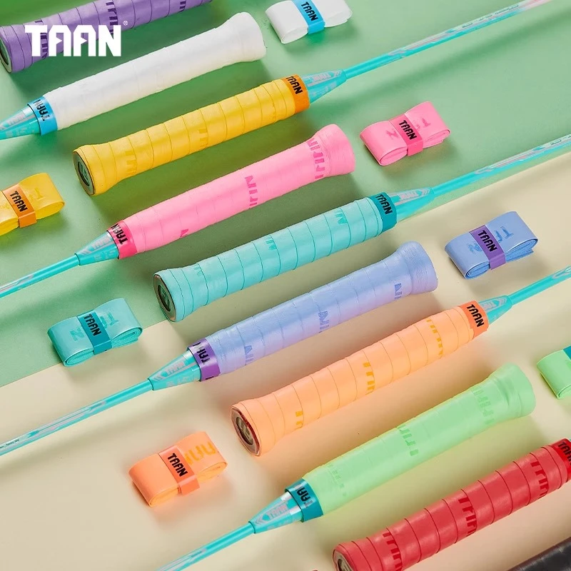 泰昂taan羽毛球手胶糖果胶匹克球鱼竿缠把带吸汗防滑网球吸汗带