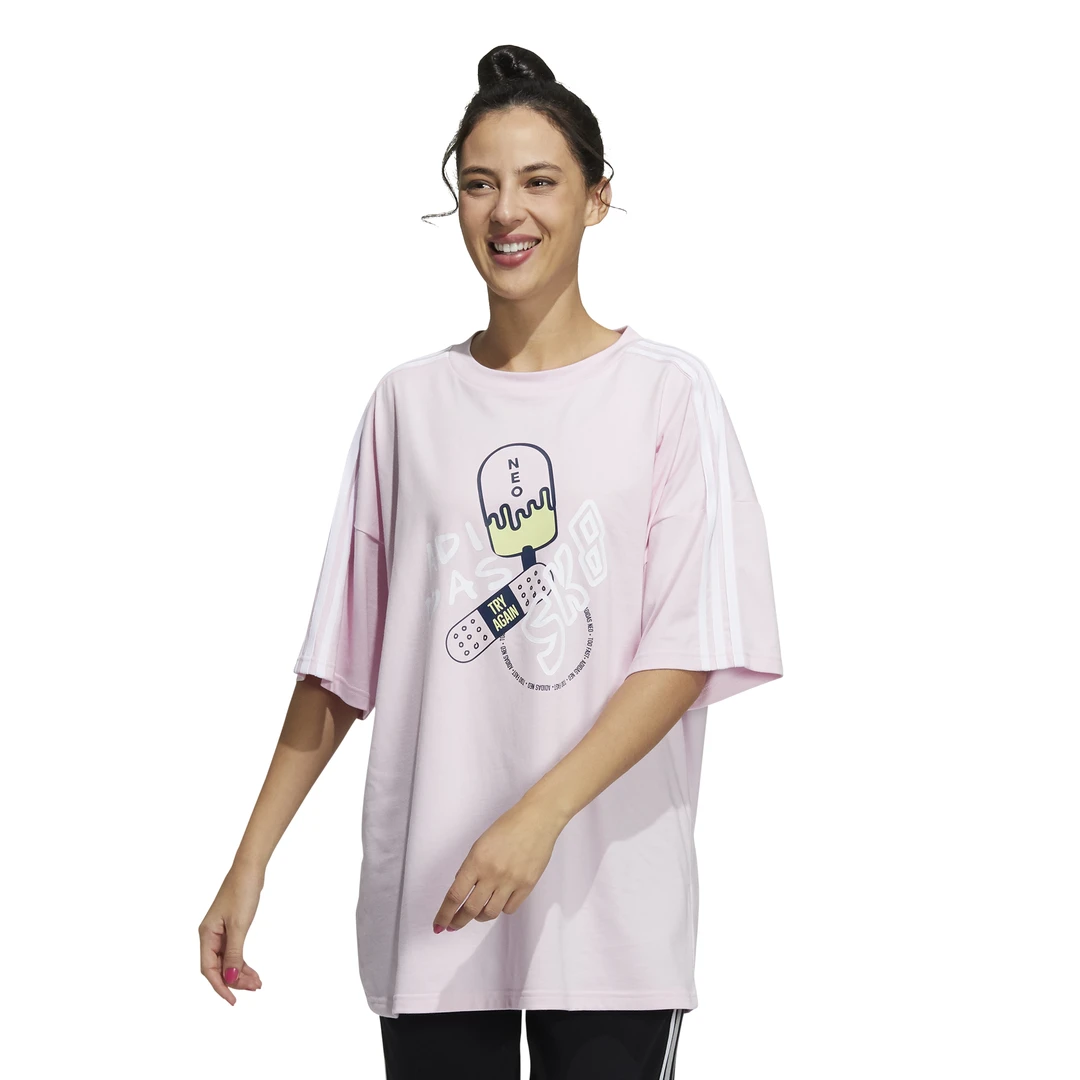 阿迪达斯(adidas)adidas阿迪达斯neo女装夏季宽松运动运动服