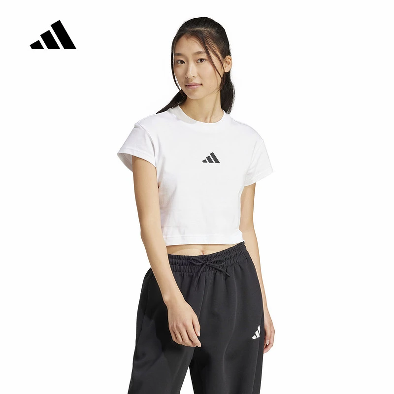 阿迪达斯 （adidas）2025春女短袖T恤 JE4001女款