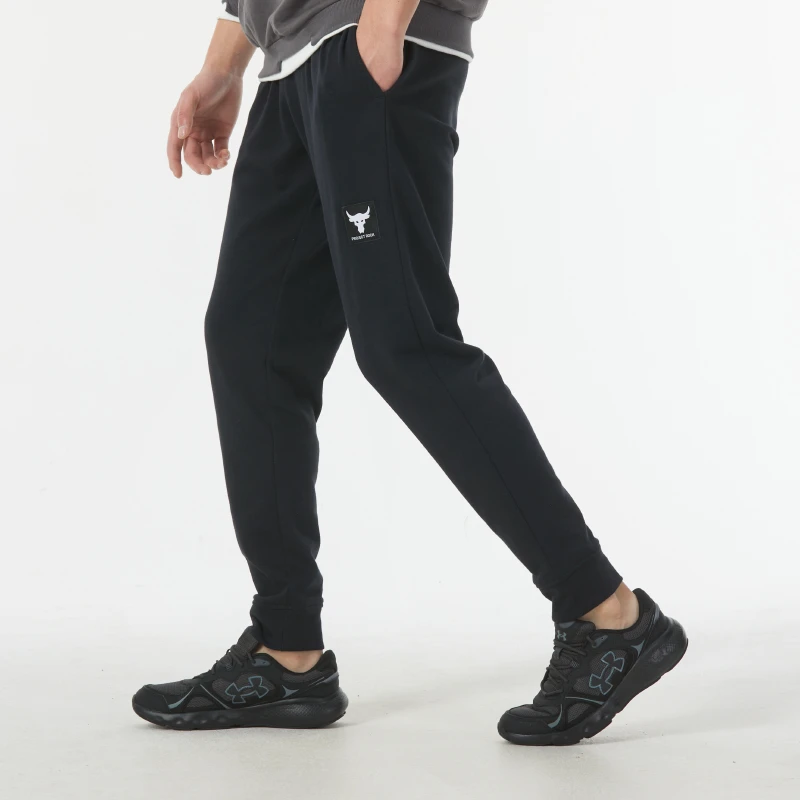 安德玛UA 运动裤男裤新款跑步裤健身训练裤束脚裤 1377430001