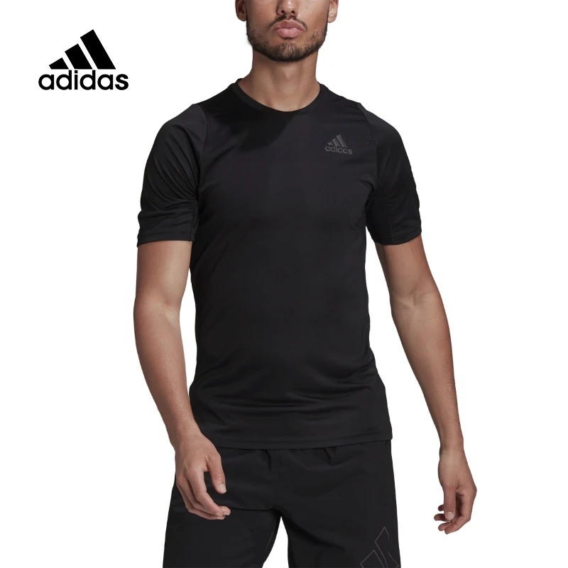 Adidas阿迪达斯男装2022运动上衣休闲短袖舒适潮流时尚T恤HC0409