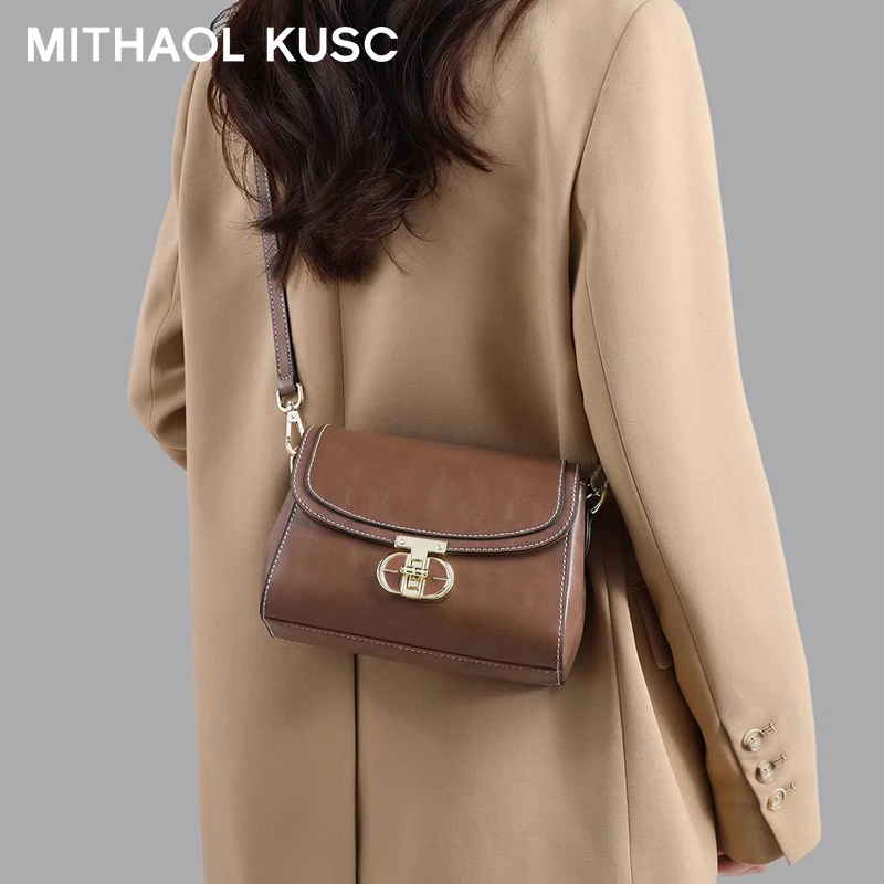 MITHAOL KUSC轻奢女士单肩包高端上档次斜挎通勤包生日礼物送女生