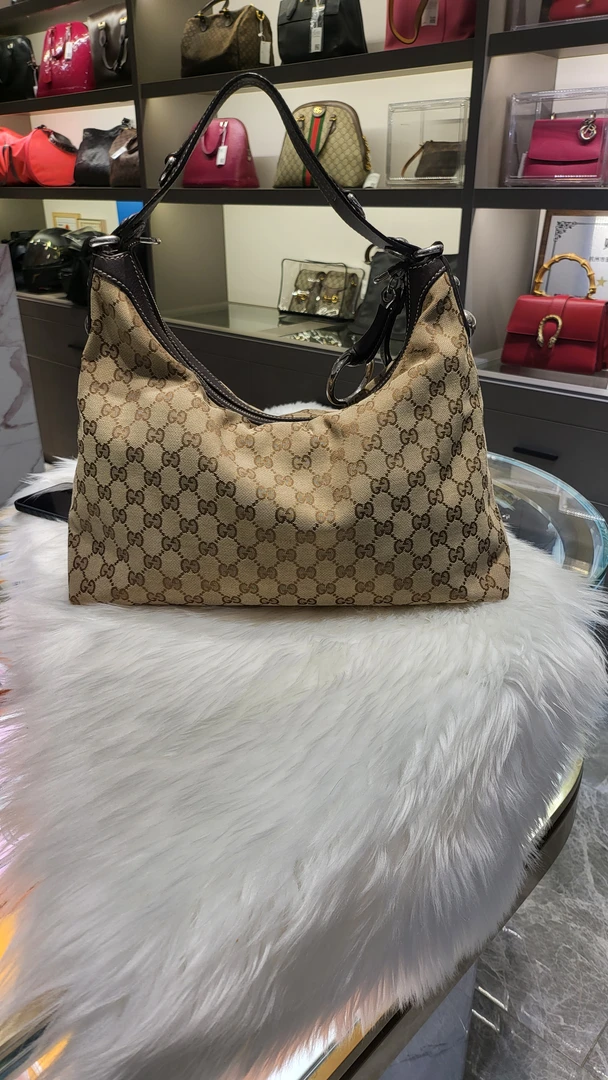 95新  【归集奢品】Gucci/老花单肩手提包