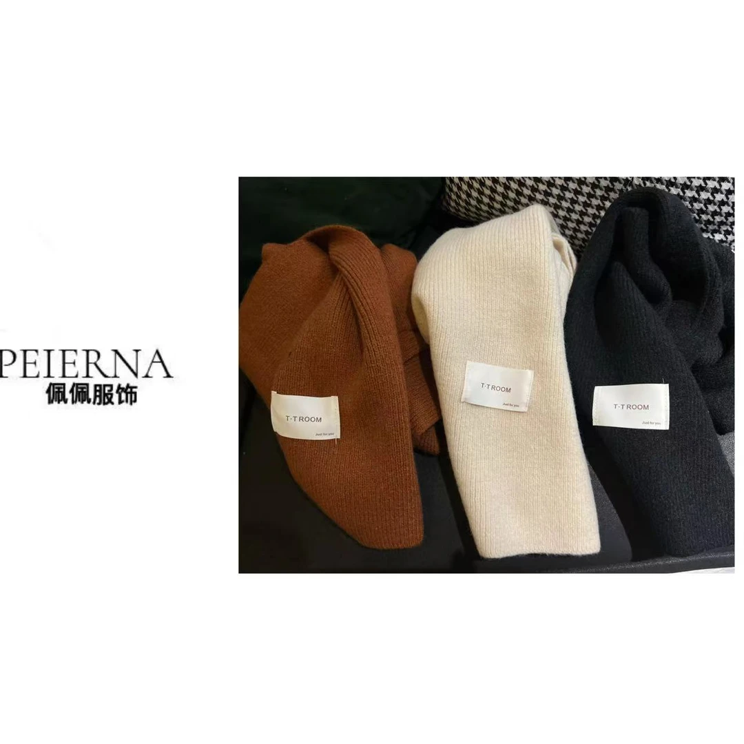 佩佩 八【TT围巾】多色围巾 B4669 5115277  简约纯色保暖秋冬针织