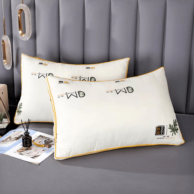 【新品 · 国货之光】艾草抗菌驱蚊对枕成人高弹柔软防螨立体