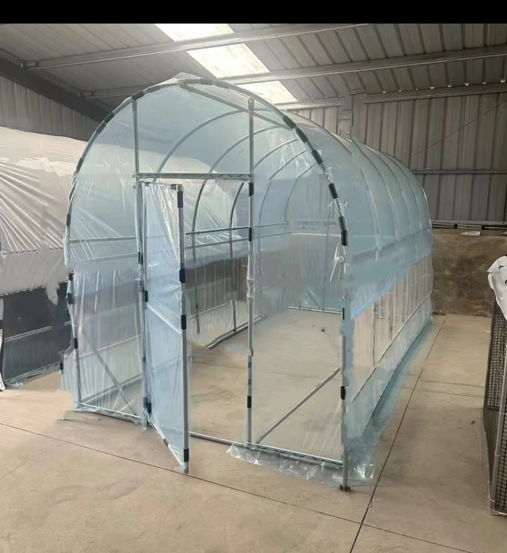 大棚钢管骨架温室蔬菜种植耐用养殖大棚全套椭圆管养鸡养猪松弛感