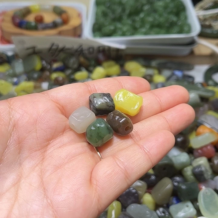 和田玉珠宝半成品未镶嵌