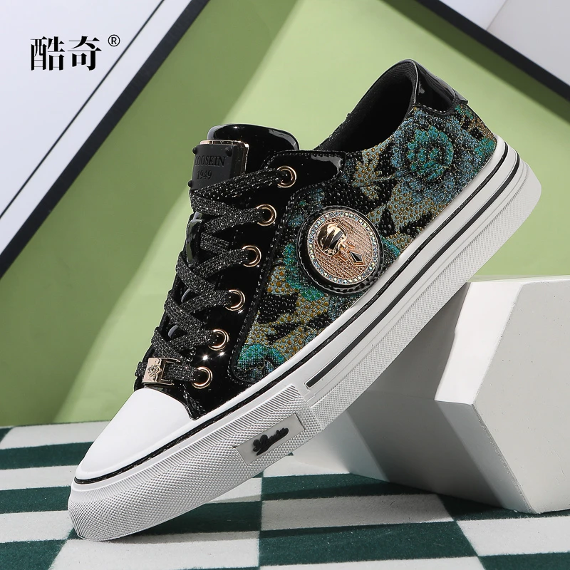 酷奇【专柜版本】24春季男士春夏时尚轻奢潮鞋休闲百搭低帮高奢板鞋