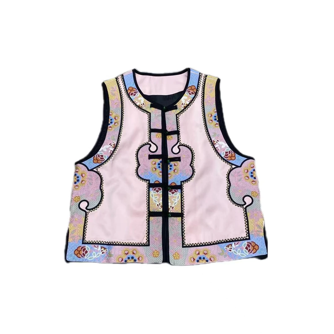 【优搭严选】气质轻奢国潮风盘扣秋季马夹A506