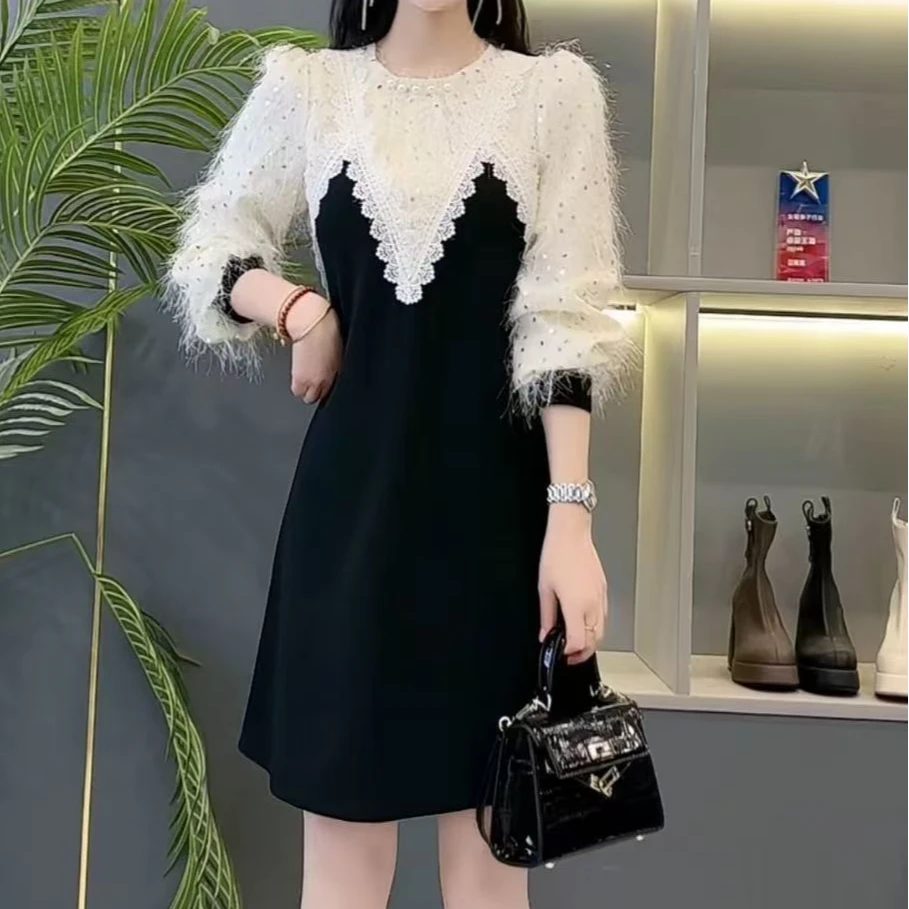 2024网红爆款连衣裙气场强大女装轻奢又飒又酷女装显瘦气质时尚款