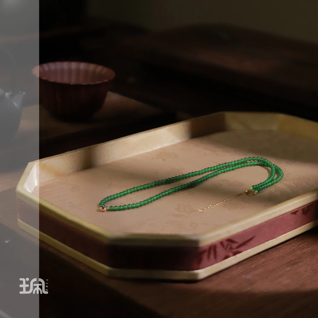 意蘅|翡翠*项链*18K金镶嵌XYB24062311多样性发其一