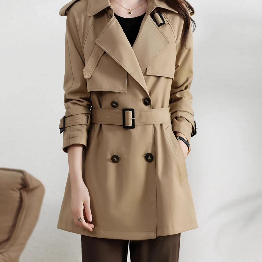 风衣女款爆款2025新款正品短款高贵上档次高级感小个子春秋季外套