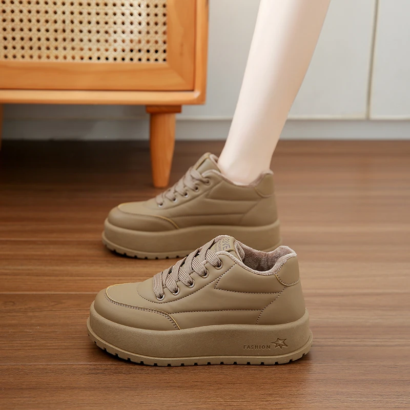 雪地靴女2024冬季新款韩版厚底棉鞋女加绒加厚保暖休闲鞋时尚潮流