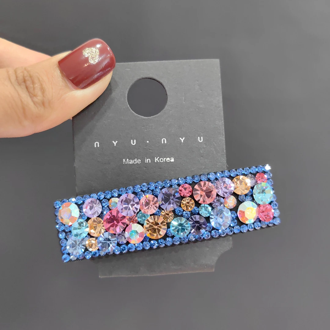 韩国s家水晶bb夹高端发卡轻奢碎发夹网红爆款刘海夹发夹百搭发饰