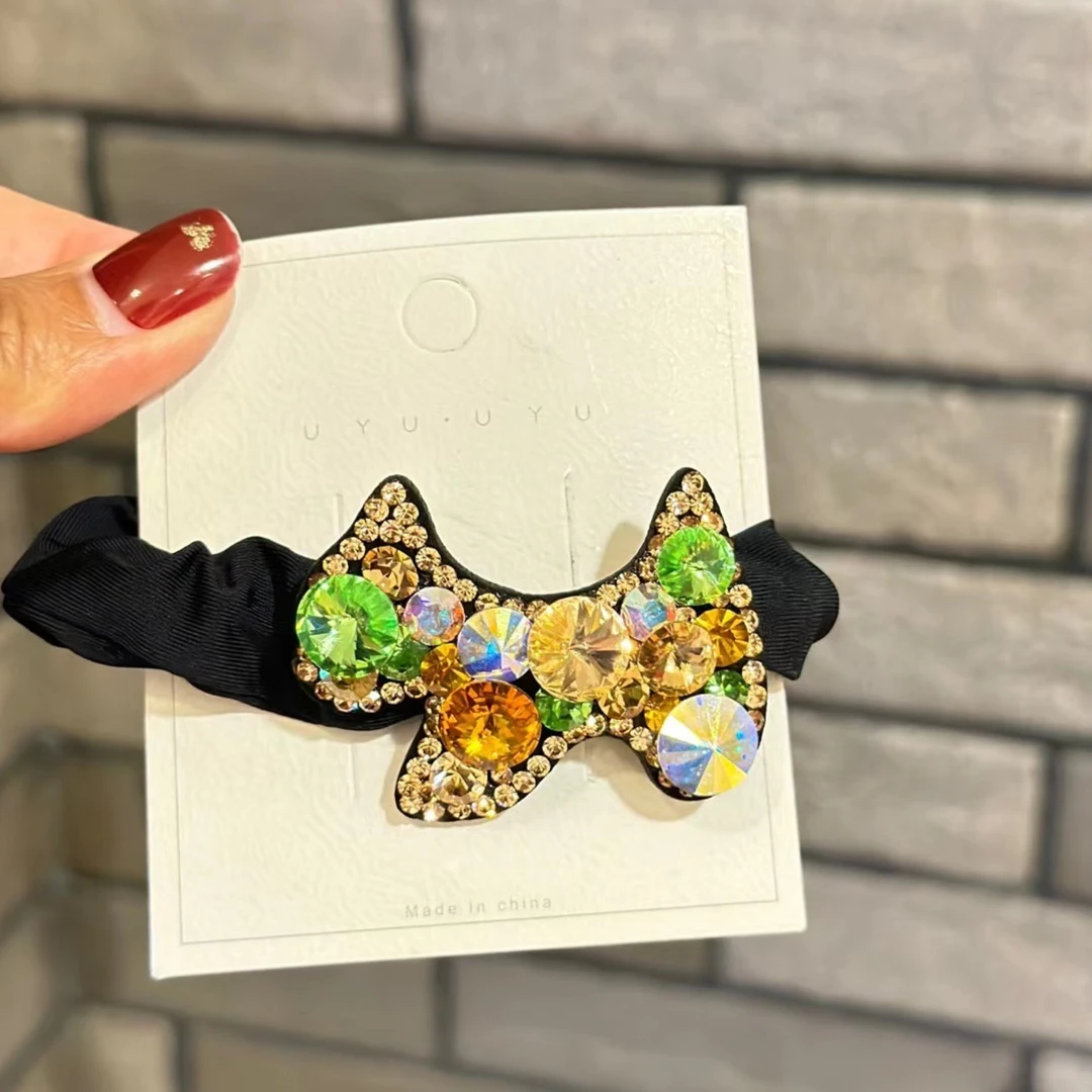 韩国s家水晶高弹力发圈发绳卡通小狗儿童成人lis发绳发饰