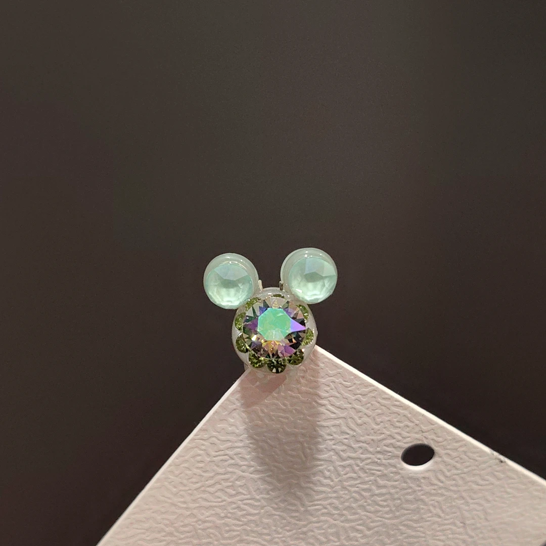 韩国施华水晶米奇小抓夹可爱发夹刘海小夹子网红爆款公主夹侧边夹