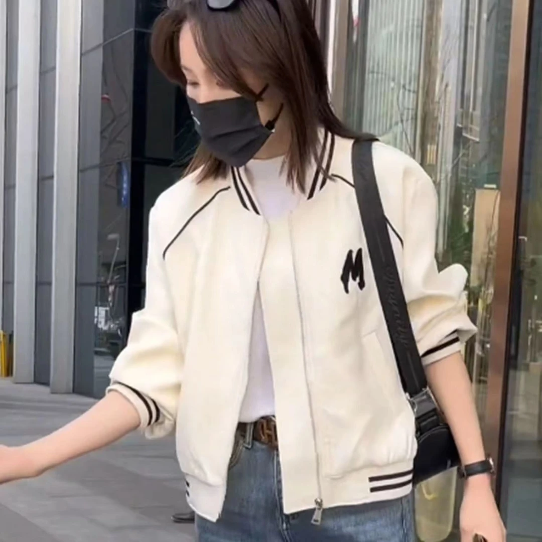 2025年爆款短款棒球服外套女春季新款欧货高级感休闲百搭夹克上衣