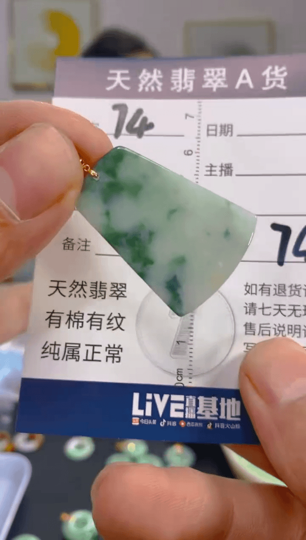 【闪购商品】翡翠颈饰18K金镶嵌