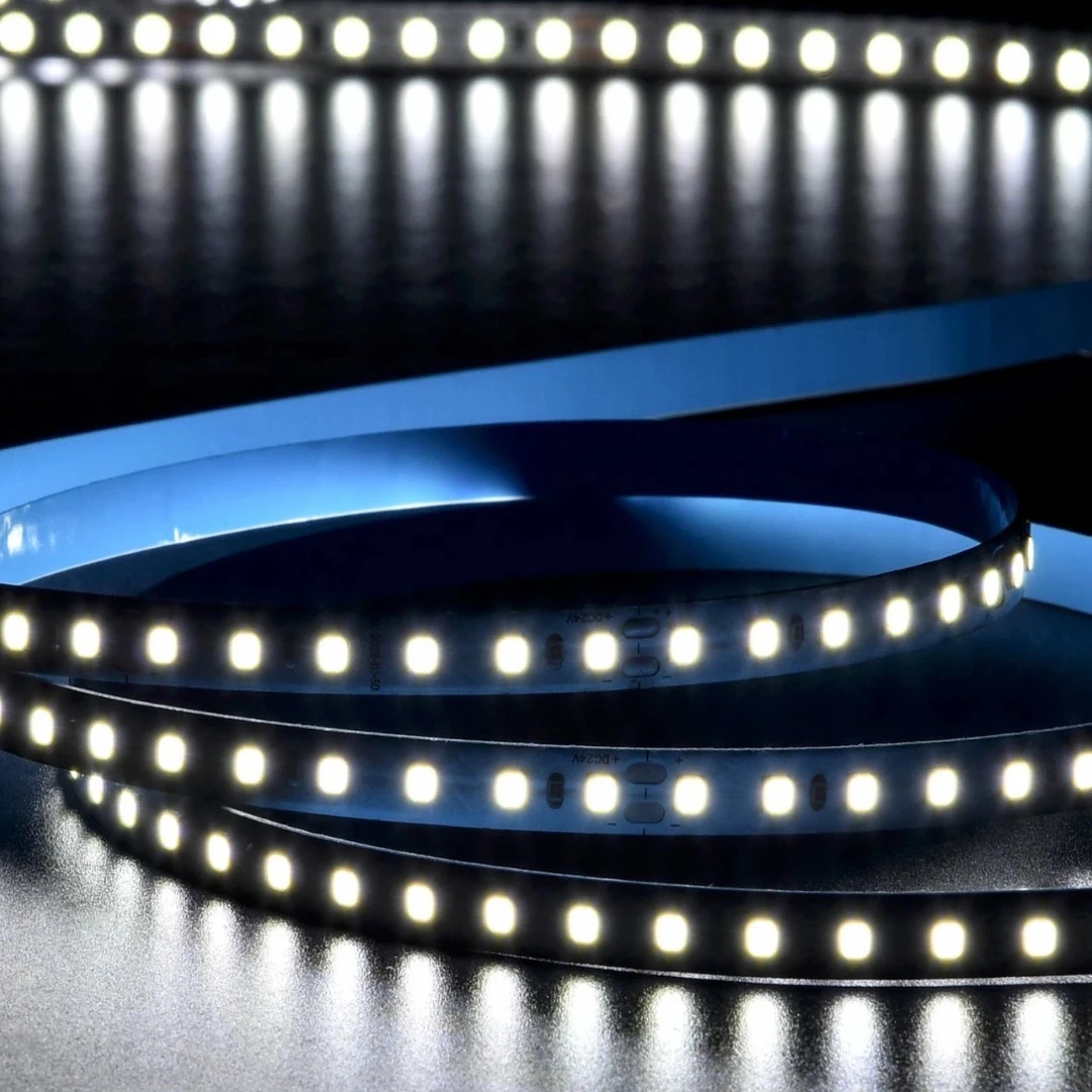 24v12v低压灯带5mm宽贴片灯带 cob5mm宽自粘超亮光源裸板灯条