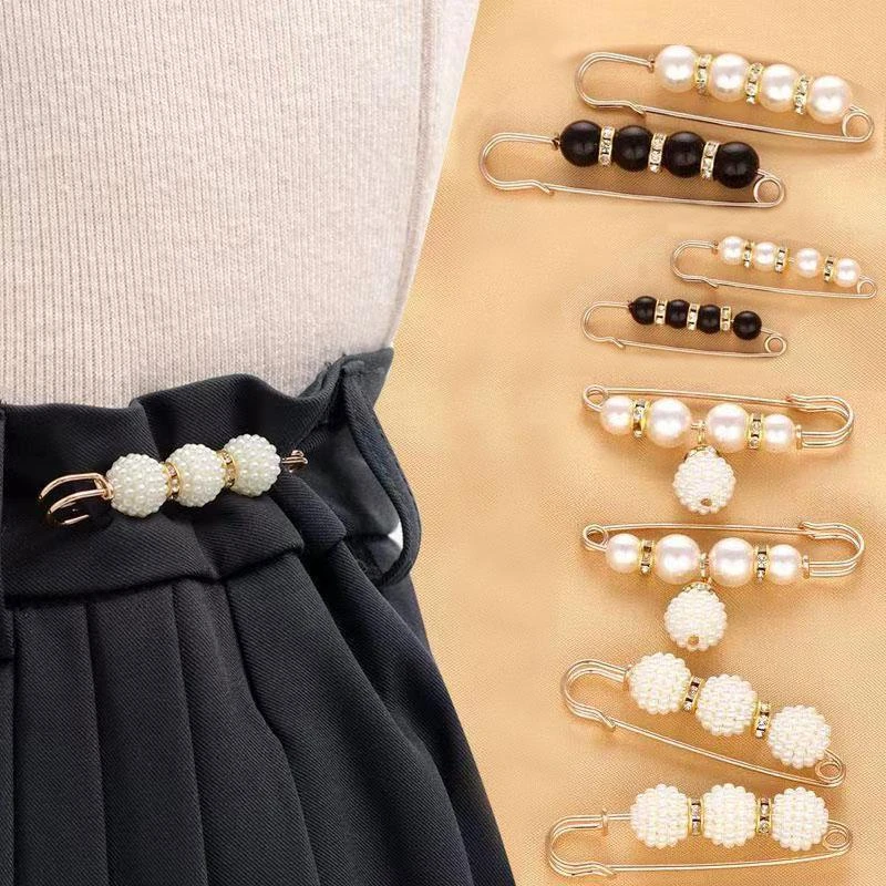 【3.9元3个】多功能收腰别针 防走光胸针 固定衣服调节松紧腰围