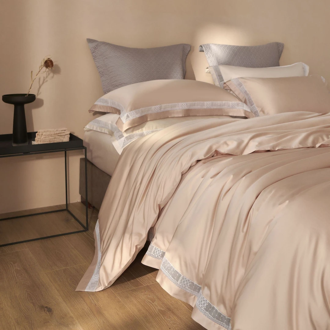 【贤公子】MN/慕奈 微亚-高端轻奢极简超细旦帛丝系列四件套