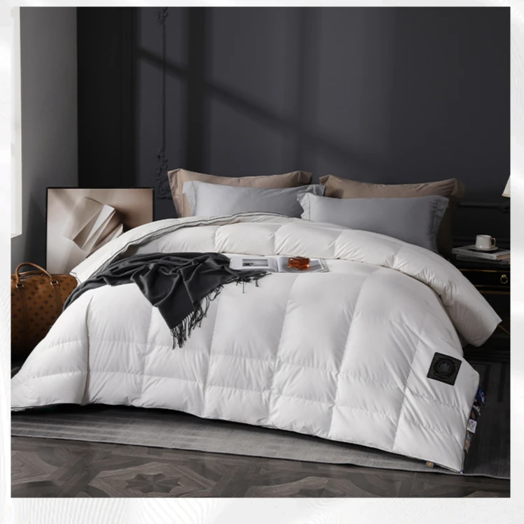 【贤公子】进口白鹅绒/A类/静音/防滑 贝加尔羽绒被