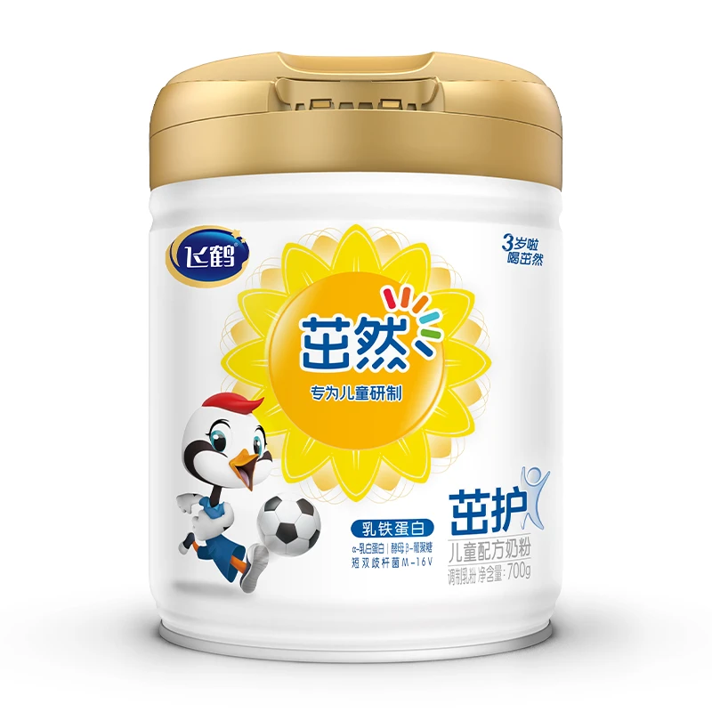 FIRMUS/飞鹤茁然茁护700克奶粉乳铁蛋白调制幼儿园成长配方奶粉