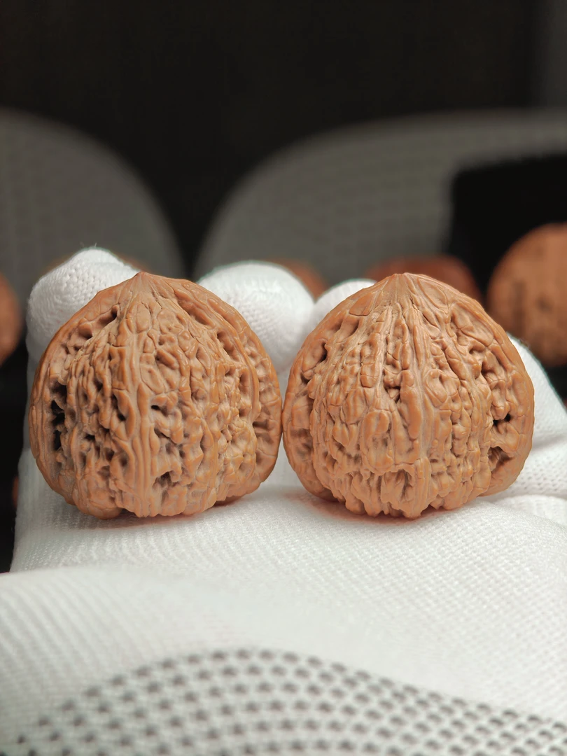 【普对】2016年承德密纹-边36.8-文玩核桃把件