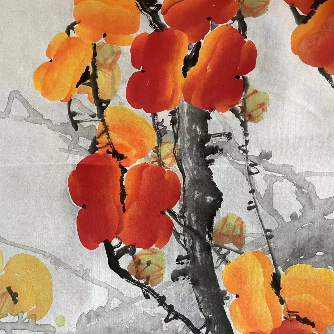 国画手绘138*34cm