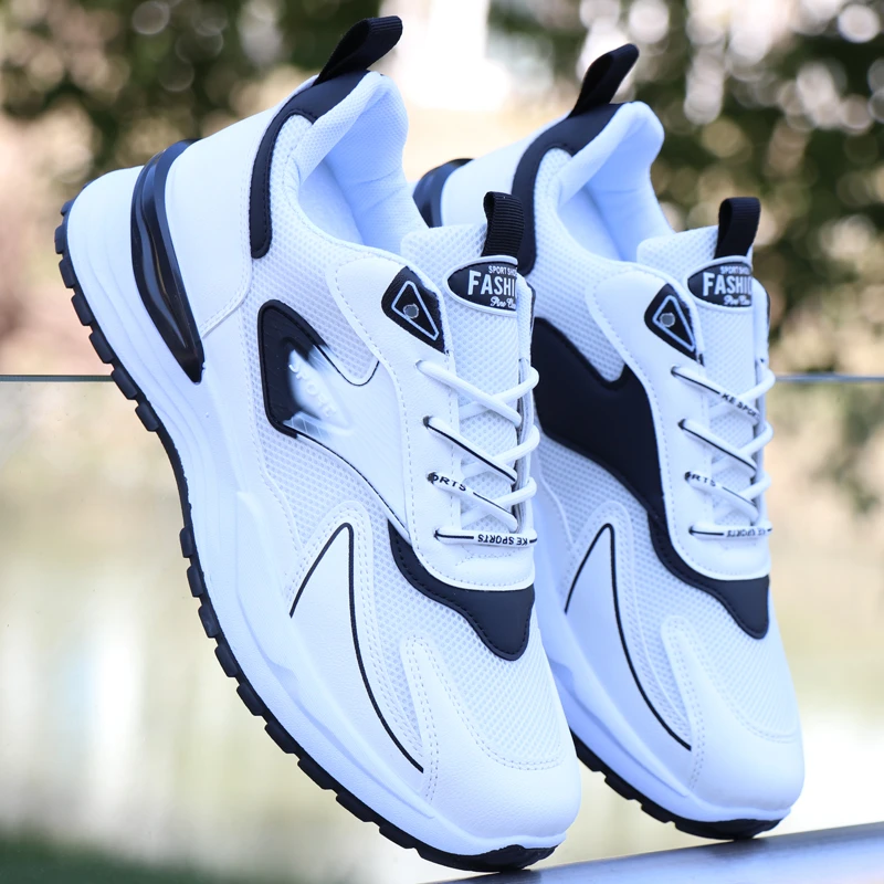 男鞋子2023新款网鞋夏季透气防臭鞋男士运动鞋休闲轻便软底跑步鞋