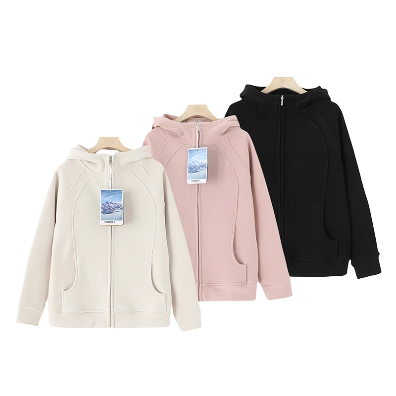 新款慕斯绒户外运动外套春款时尚拉链防风连帽上衣【116款】