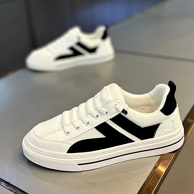 【小扬哥推荐】板鞋男2023秋冬韩版平板百搭白鞋运动休闲一脚蹬男