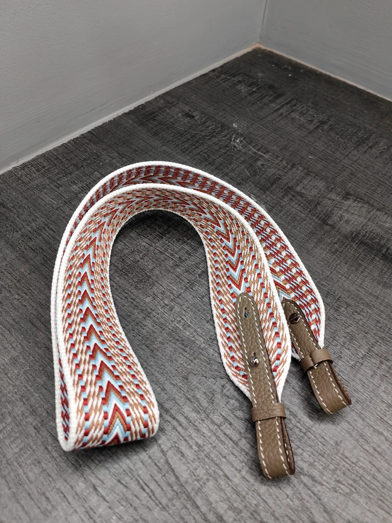 琳迪包医生包替换用织带长肩带时尚运动休闲百搭编织个性条纹肩带