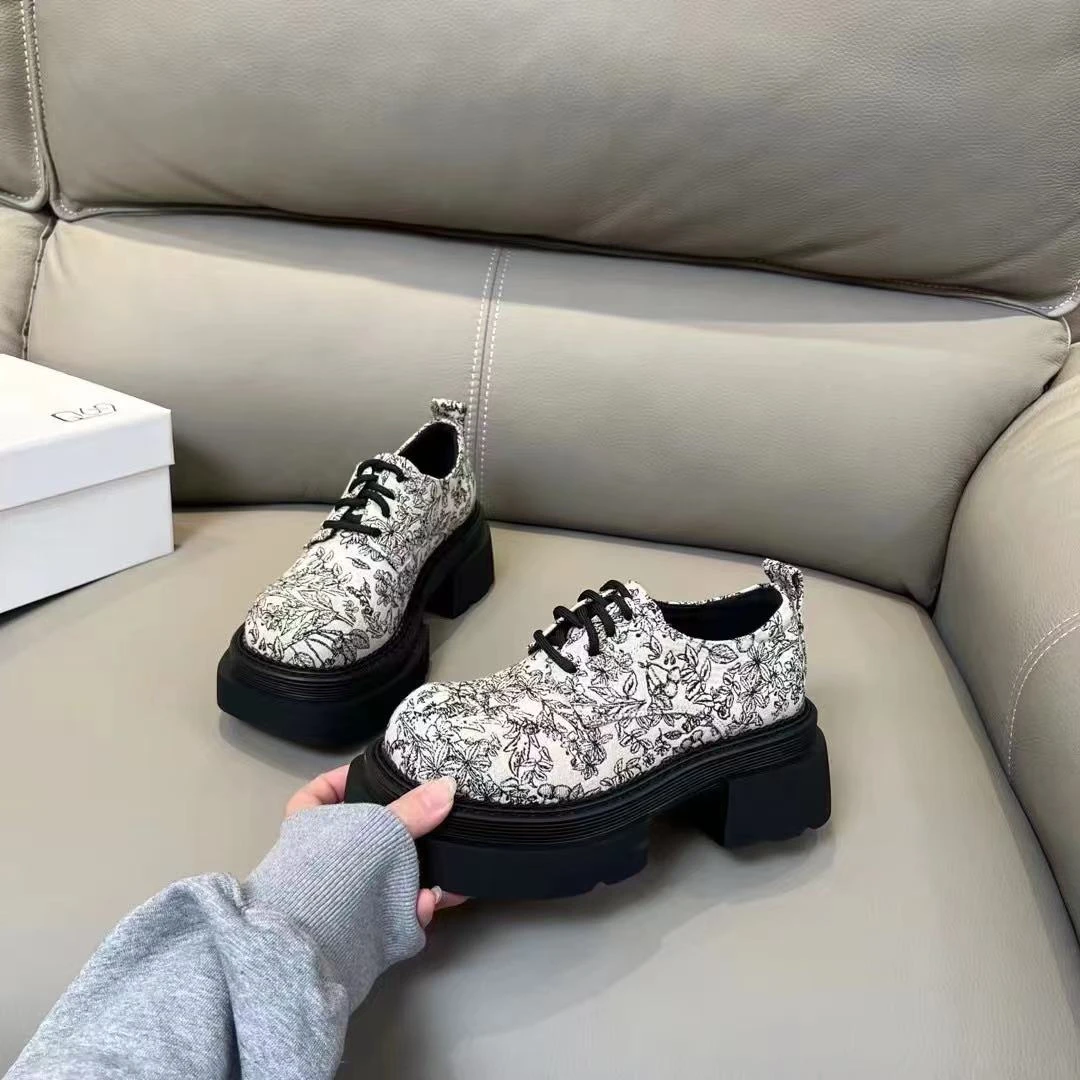 220-1日系学院风圆头中式风乐福鞋女