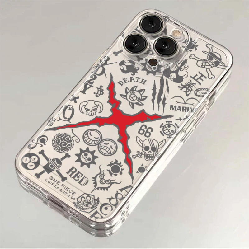 海贼王苹果15手机壳iPhone14promax12软壳13XR11女Xs男8Plus7