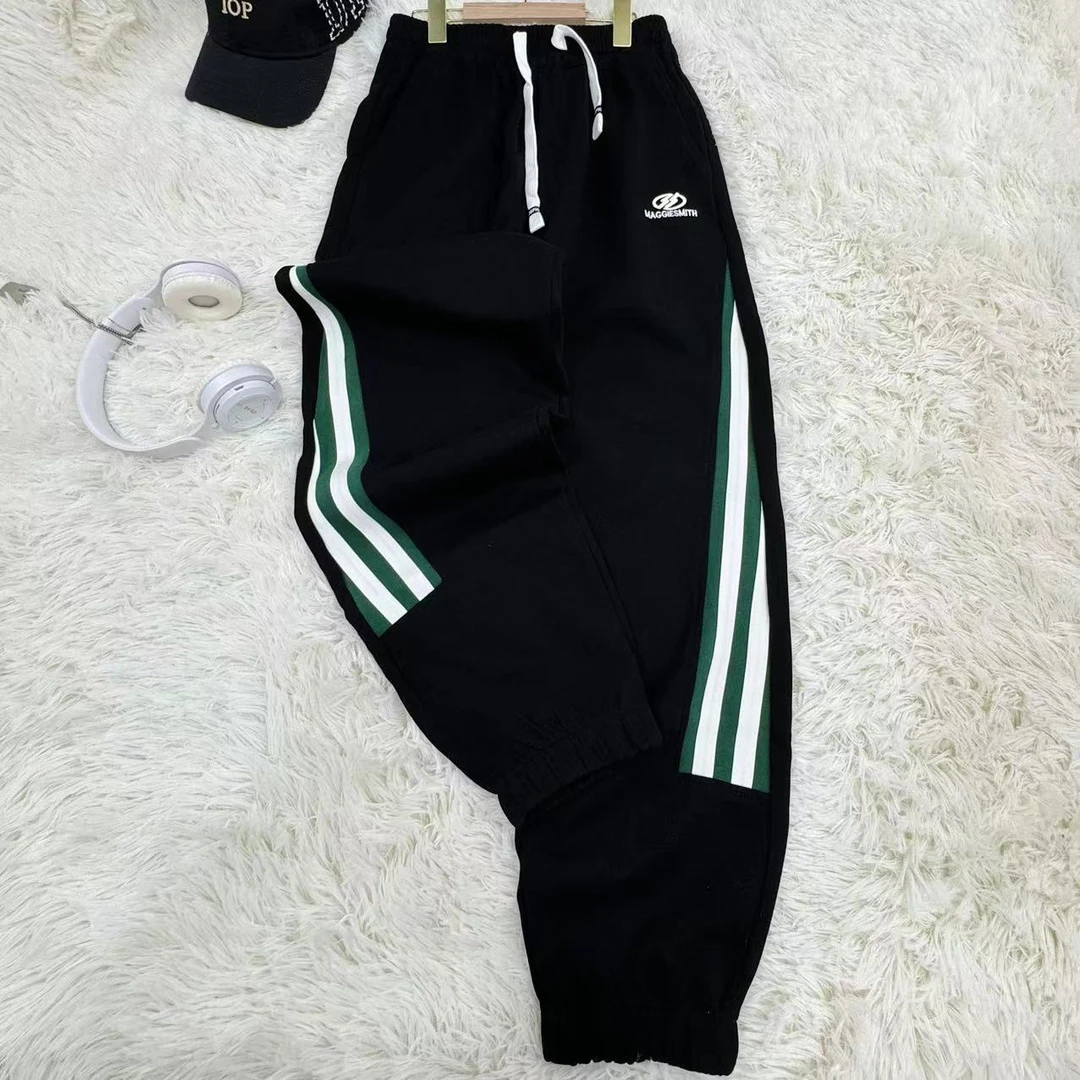 时尚967拉条966拼色DD卫裤